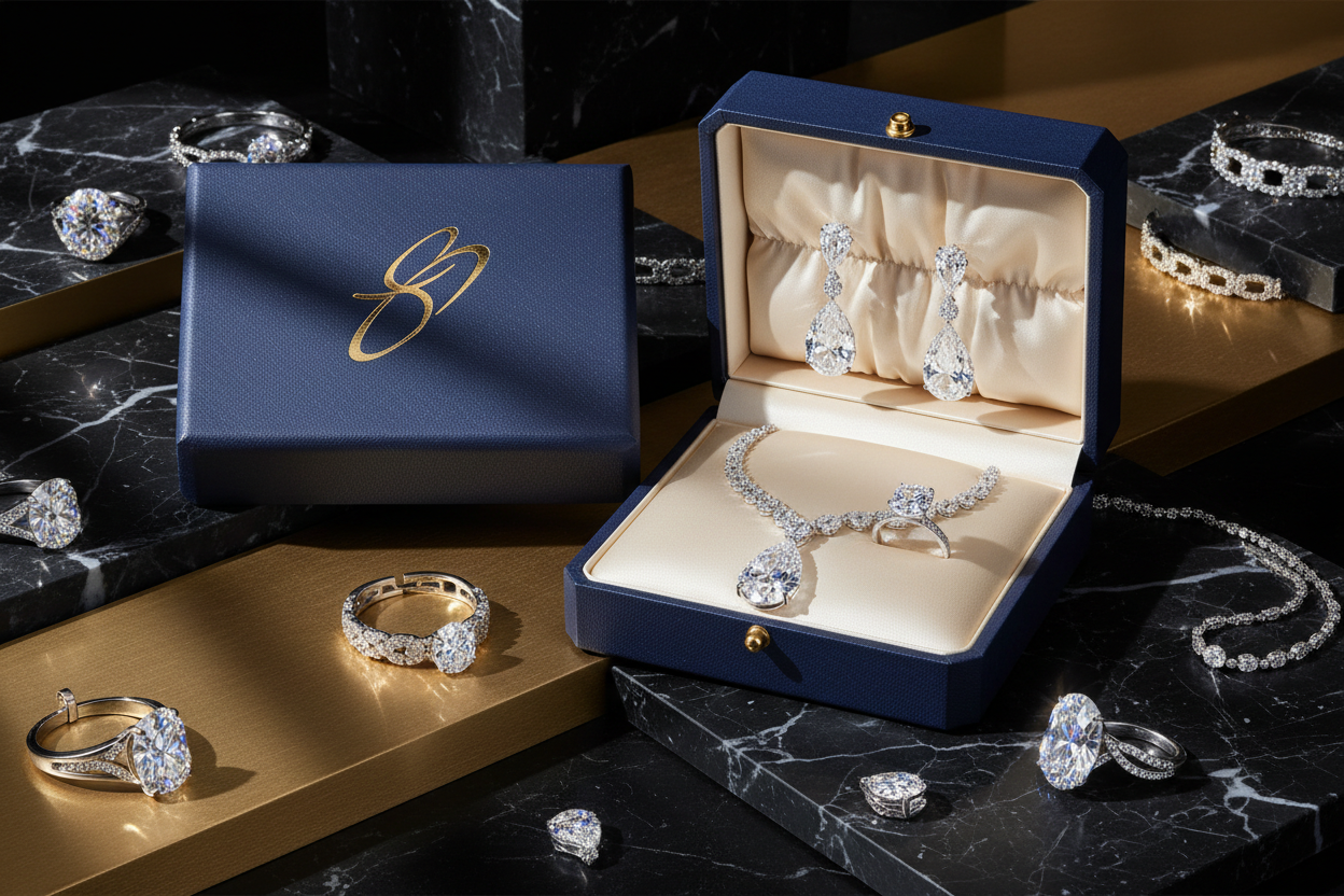 珠宝包装展示图