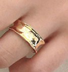Simple New Irregular Wide 925 Sterling Silver Adjustable Ring